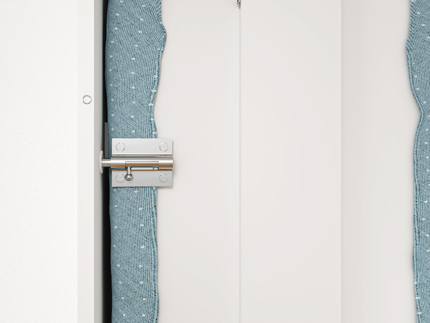 Facilehome Swivel Built-In Center Ironing Board cabinet,White Finish
