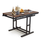 Faclihome convertible table for kitchen & dining room,multifunctional furniture