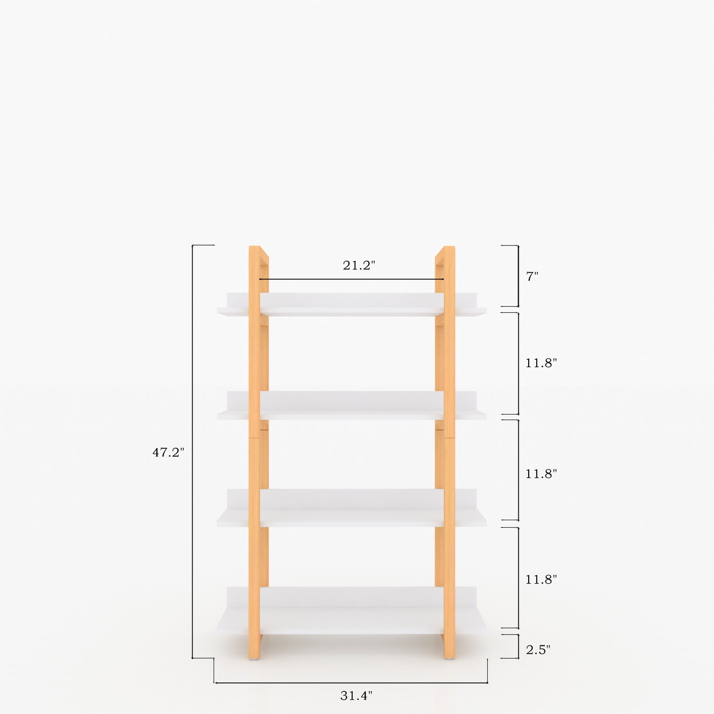 Multifuction Bookcase with Solid Wood Frame,Mix Color Plant Standing for Home Decro