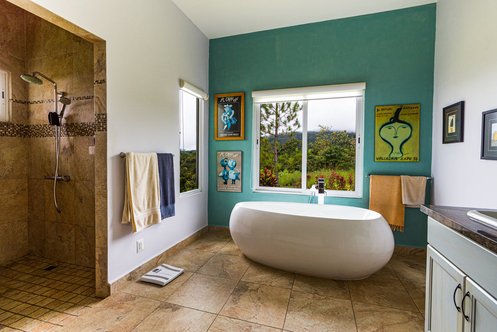 Non Slip Luxury Spa Solid Teak Bath Mat Indoor/Outdoor Shower Mat