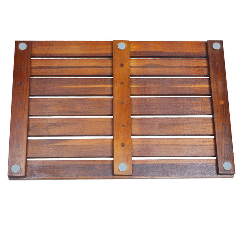 Teak Bath Mat Non Slip Bath SPA Mat Bathroom Door Mat